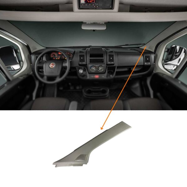 Acabamento Coluna Direita do Parabrisa Ducato / Boxer / Jumper 2018 A 2025
