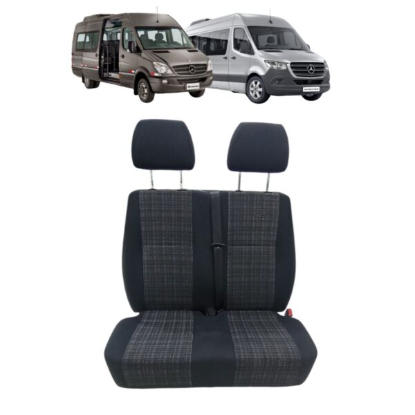 Banco Dianteiro Direito Tecido Mercedes-Benz Sprinter 2013 A 2024 2 Lugares