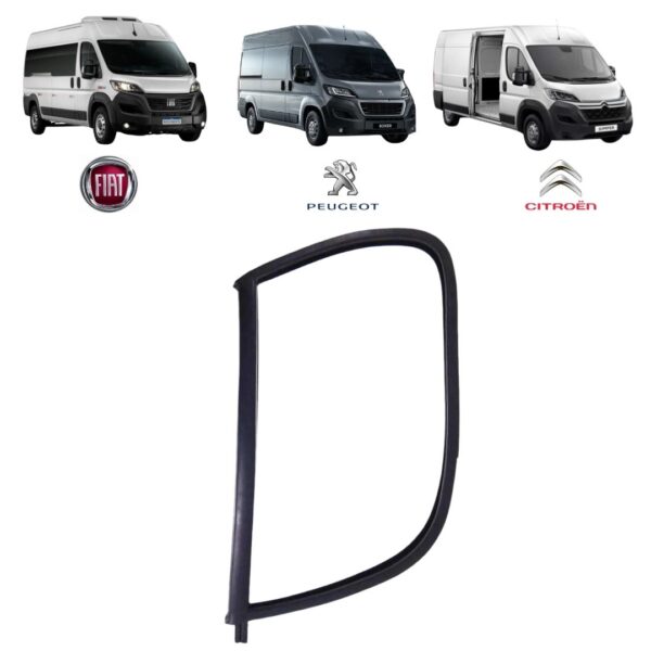 Borracha Da Canaleta Do Vidro Da Porta Dianteira Lado Esquerdo Ducato / Boxer / Jumper 2018 A 2024 Original