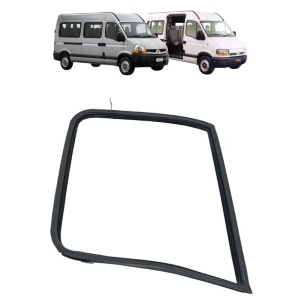 Borracha Vidro Dianteiro Direito Renault Master 2002 A 2013