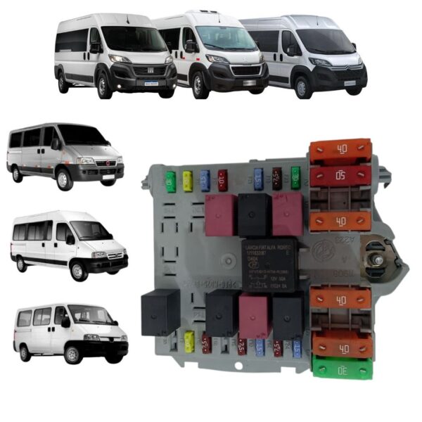Caixa De Fusivel Externa C/Ar Condicionado Ducato / Boxer / Jumper 2006 A 2025 *1349944080*