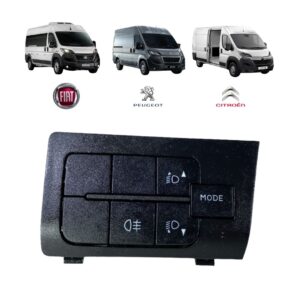 Comando de Regulagem do Farol Com Farol Neblina Ducato / Boxer / Jumper 2018 A 2024
