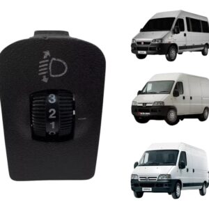 Comando Regulagem Altura Farol Ducato / Boxer / Jumper 2006 A 2017 *7353160910*