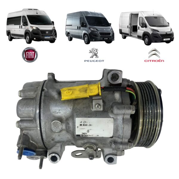 Compressor Do Ar Condicionado Ducato 2023... Boxer / Jumper 2018 A 2024 9819711380