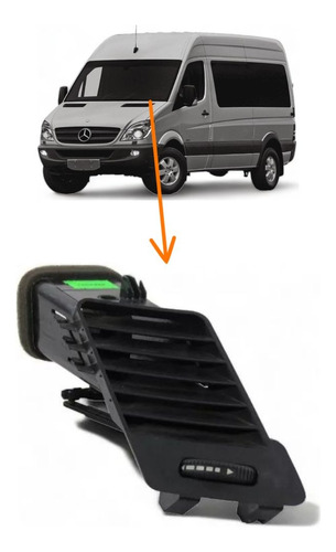 Difusor Ar Superior Central Esquerdo Sprinter 2013 A 2018