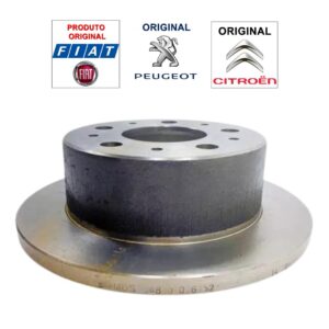 Disco De Freio Traseiro Aro 15 Ducato / Boxer Jumper 2006 A 2017 Original