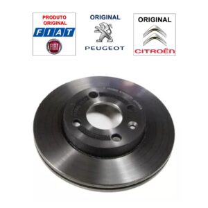 Disco De Freio Dianteiro Aro 15 Ducato / Boxer Jumper 2006 A 2017 Original
