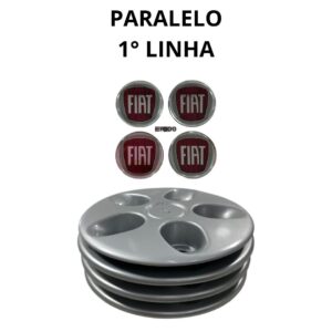 Kit Calota C/Emblema Fiat Ducato Aro 15 1997 A 2017 4 Uni