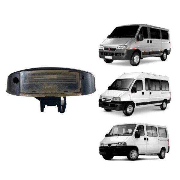 Lanterna Luz Lente Placa Ducato / Boxer / Jumper 2006 A 2017 Sem Soquete