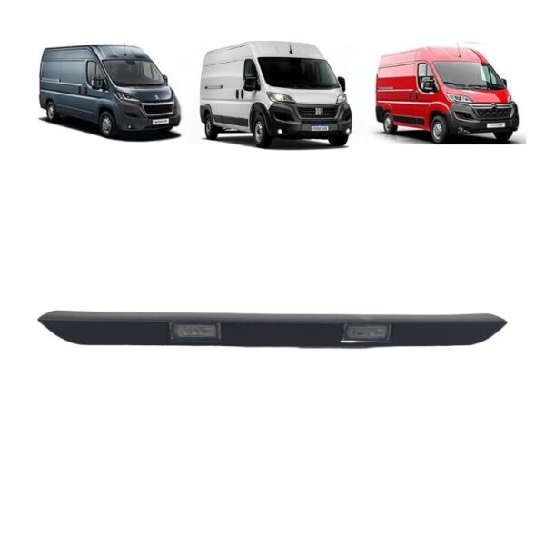 Moldura Luz Placa Com Lanterna Ducato 2023 A 2024 Boxer / Jumper 2018 A 2024 1307272070