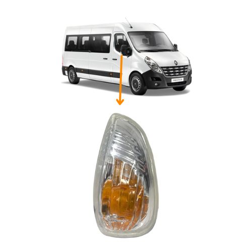 Pisca Retrovisor Direito Renault Master 2014 A 2024 Paralelo 1° Linha