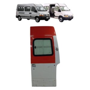 Porta Traseira Direita Renault Master 2002 A 2013 Passageiro Teto Alto Vidro Adaptado