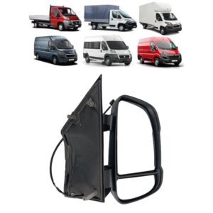 Retrovisor Direito Eletrico Curto Ducato / Boxer / Jumper 2018 A 2024