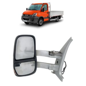 Retrovisor Esquerdo Longo Iveco Daily 2008 A 2018 Avaria